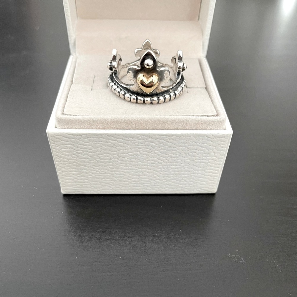 Trollbeads Crown Ring | 18k Gold and Sterling Silver